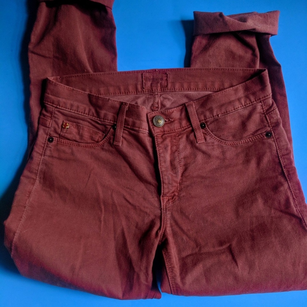 Salmon pink Hudson jeans